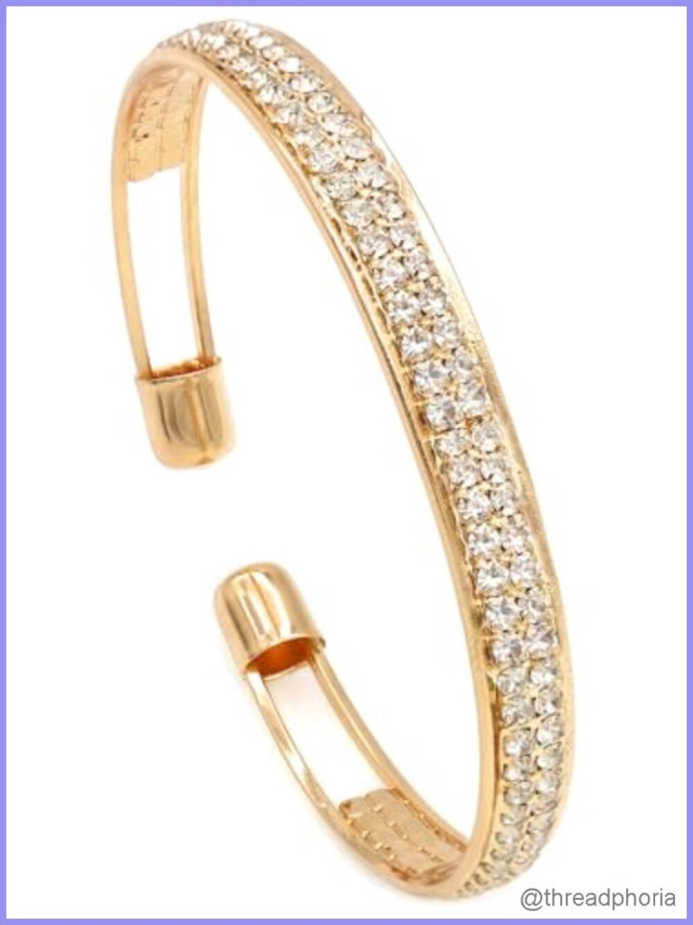 Rhinestone Tennis Cuff Bracelet for Women Crystal Bridal Bangle
